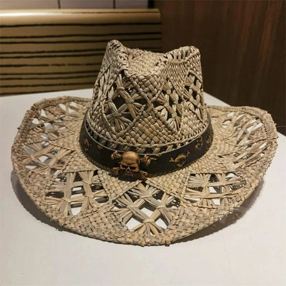 Beach Chic Lafite Straw Cowboy Sun Hat
