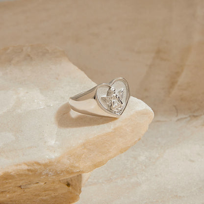 Silver Angel Ring