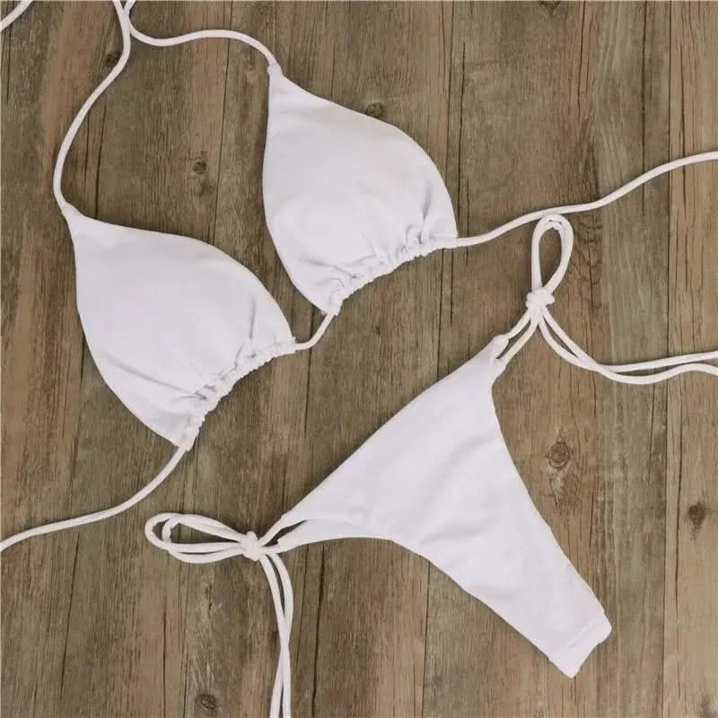 Sleek Black Bikini Set – Beach Ready glam
