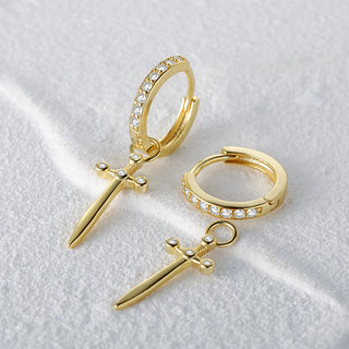 sword earrings