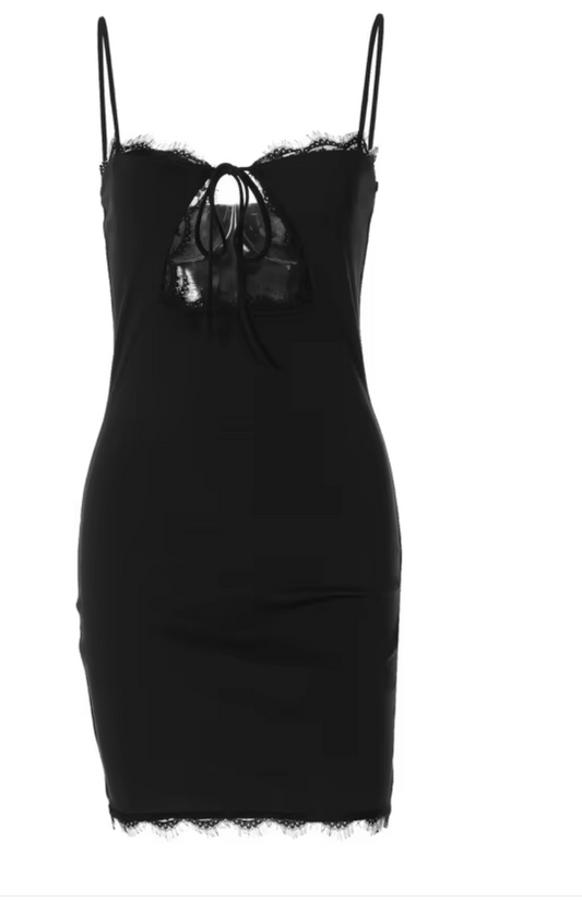 Sexy Lace Mini Dress - Perfect Party Attire