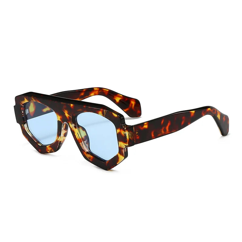 Retro Square Sunglasses - UV400 | Mabel Love Co display picture 2