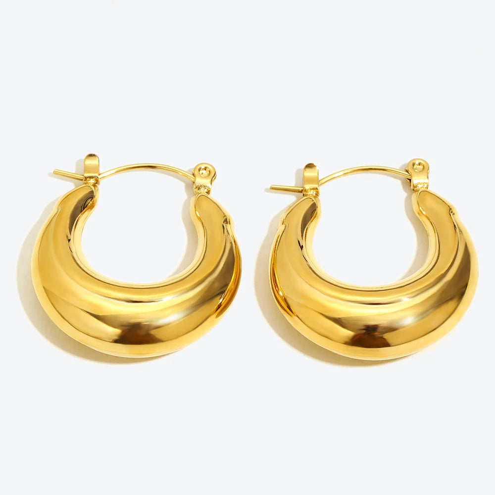 Nova Silver Tarnish Free Hoop Earrings