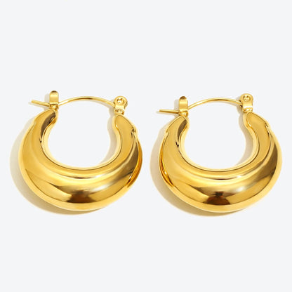 Nova Silver Tarnish Free Hoop Earrings