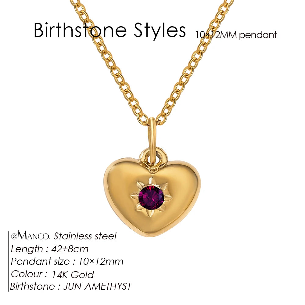Gold Heart Pendant Necklace product image 15 of 23