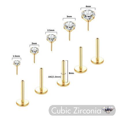 Piercing Jewelry Set - 5 Pieces