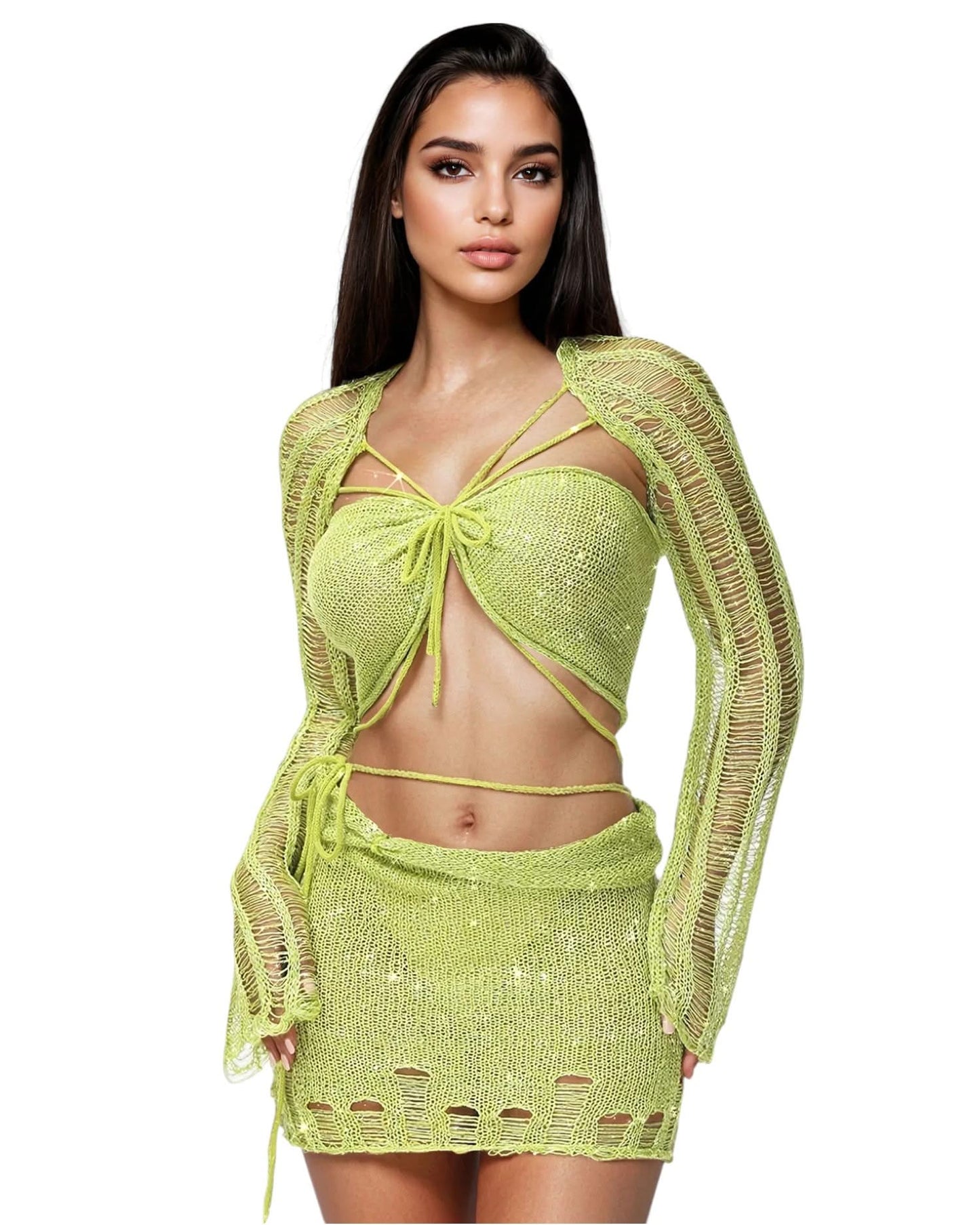 Sequin Two Piece Set