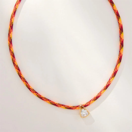 Personalized Zircon Necklace - Retro Style Sparkle - additional view 6