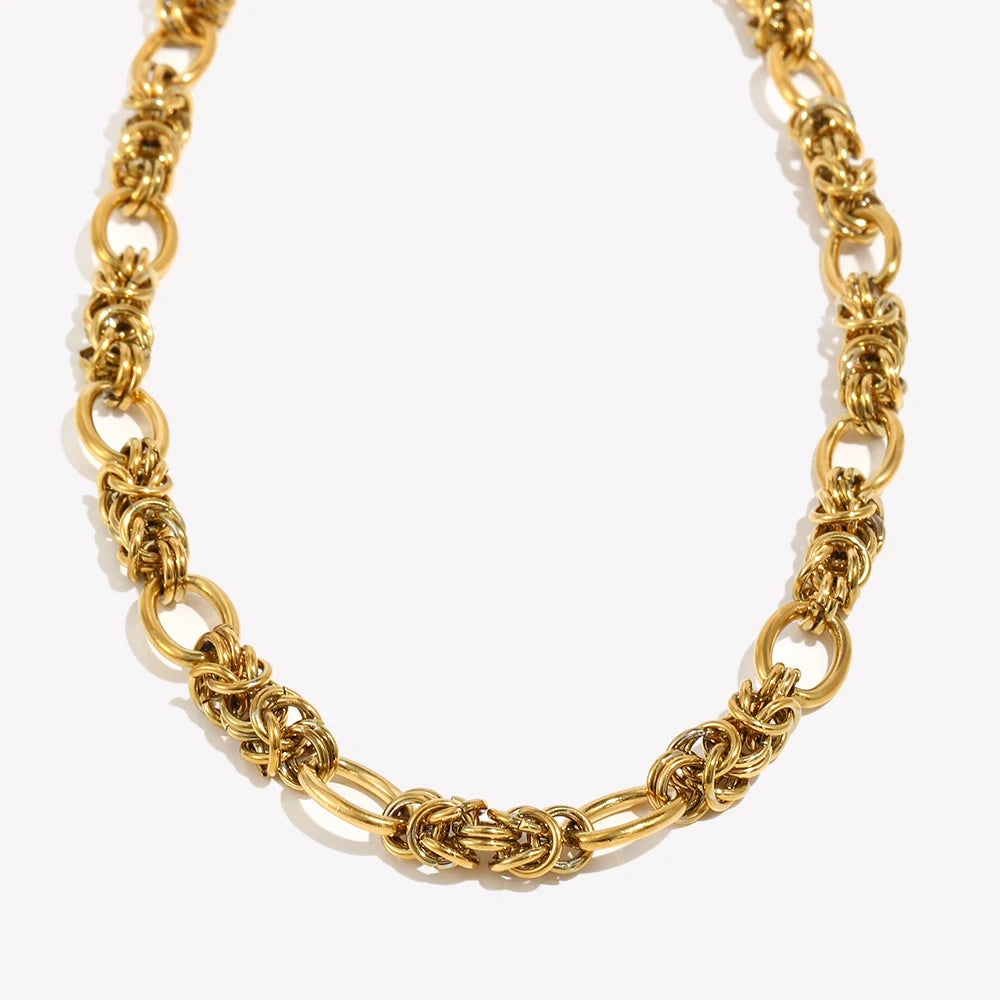 Multi Ring Chain Necklace
