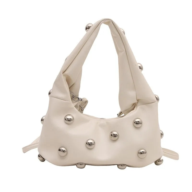 Hobo Handbag - White