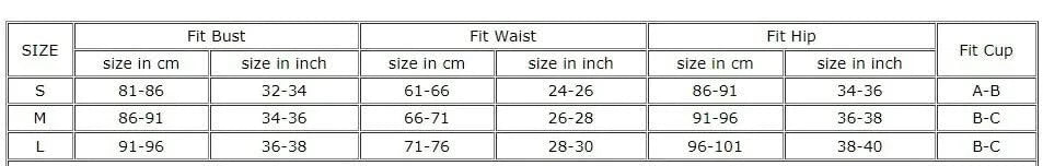Shiny Gold Starfish Bikini Set - Beach Chic - Size Chart