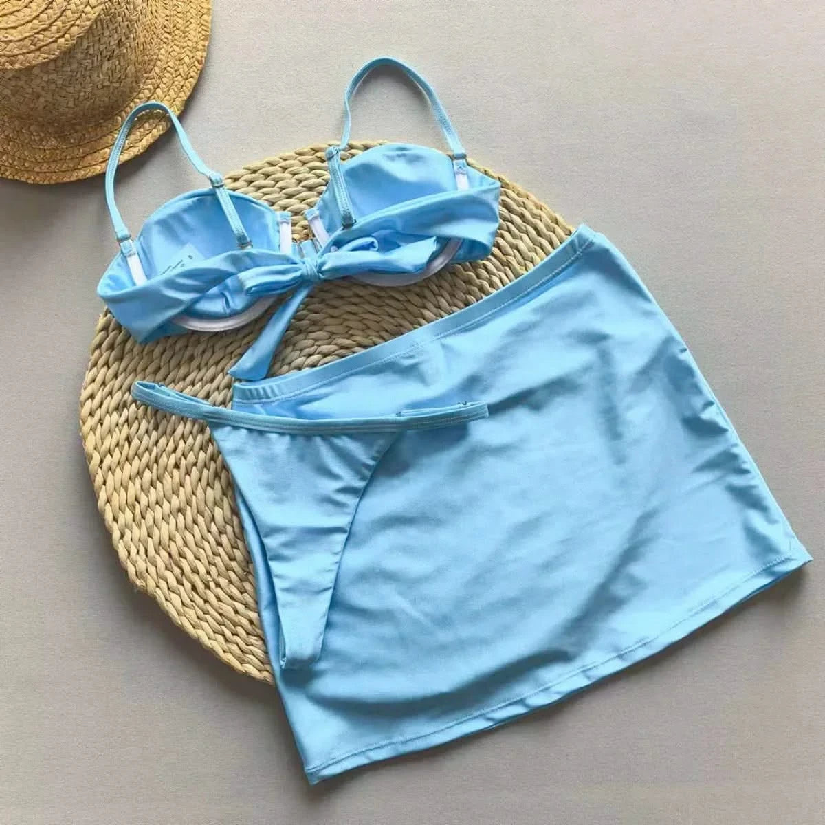 Shiny Gold Starfish Bikini Set - Beach Chic