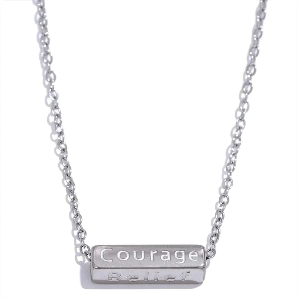 Silver Bar Necklaces