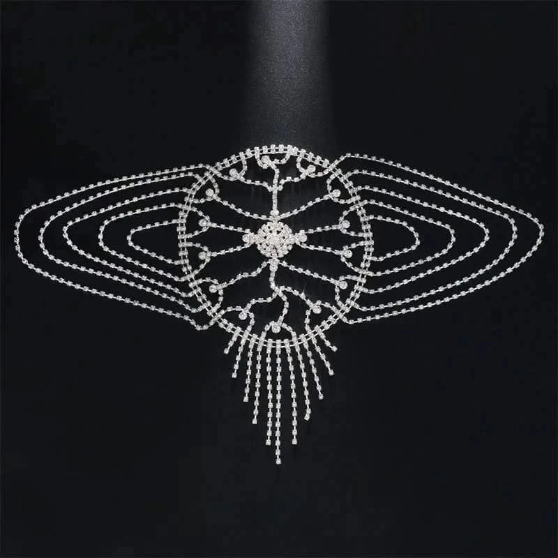 Silver Tassel Headpiece
