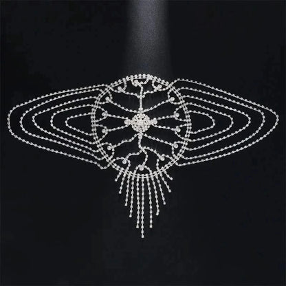 Silver Tassel Headpiece