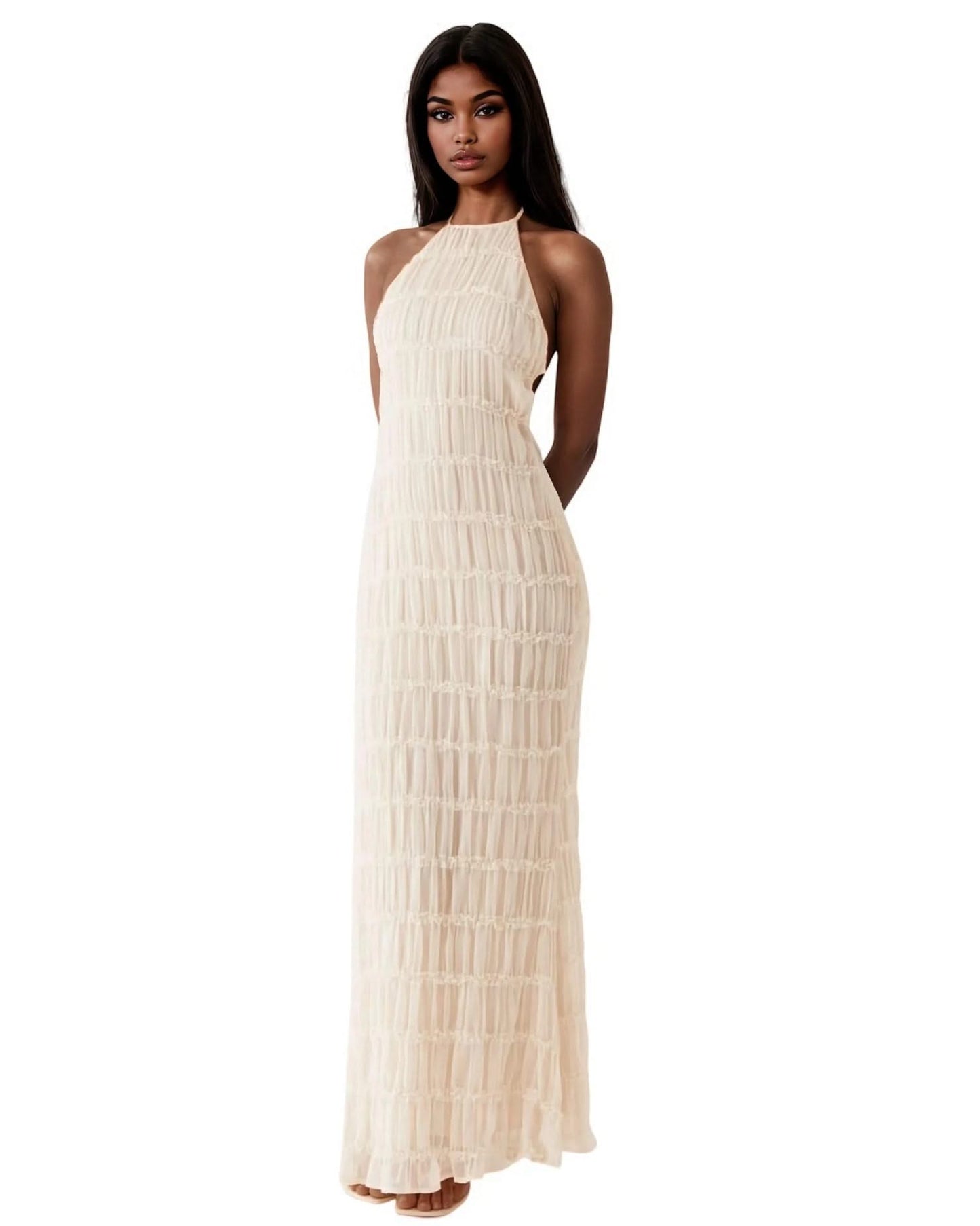 Sleeveless Maxi Club Dress | Mabel Love Co Black / L Sleeveless Maxi Club Dress | Mabel Love Co Black / L