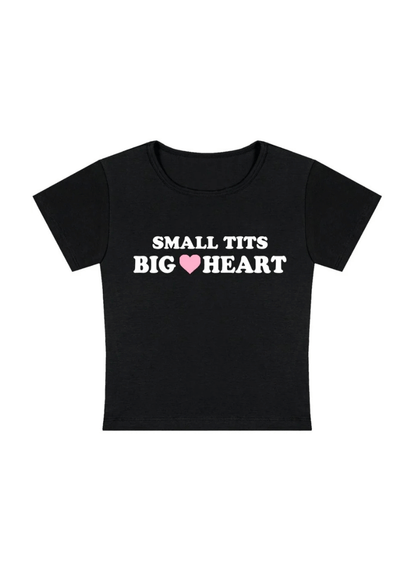 "Small Tits Big Heart" Graphic Tee
