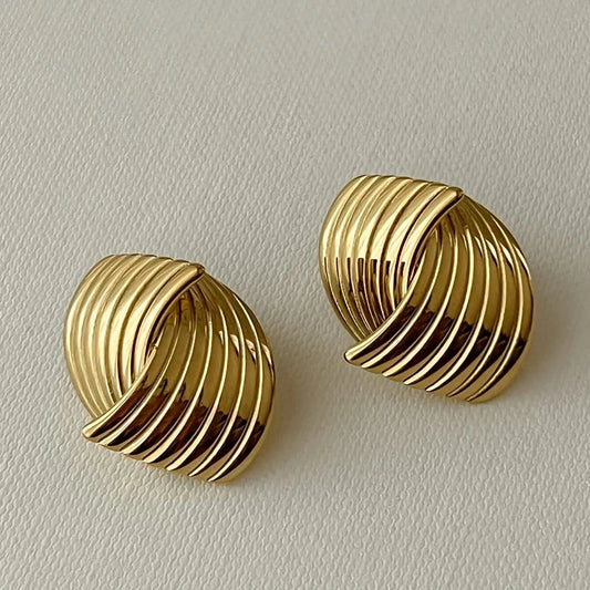 Sophie Gold Stud Earrings 