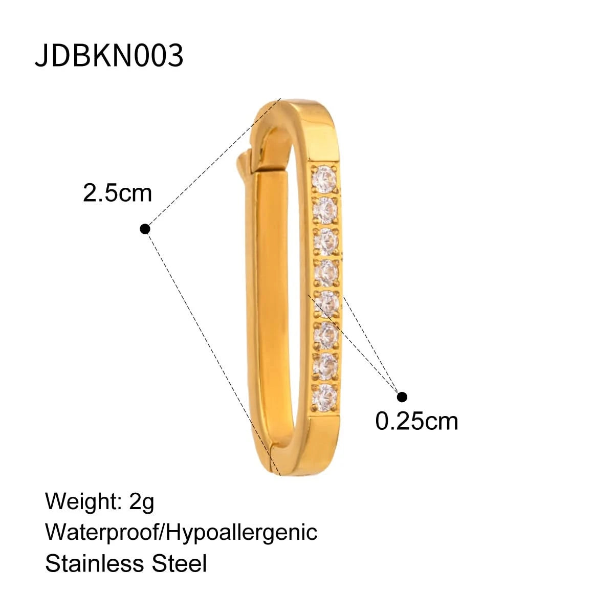 Stainless Steel Gold Bikini Pendant – Beach Chic