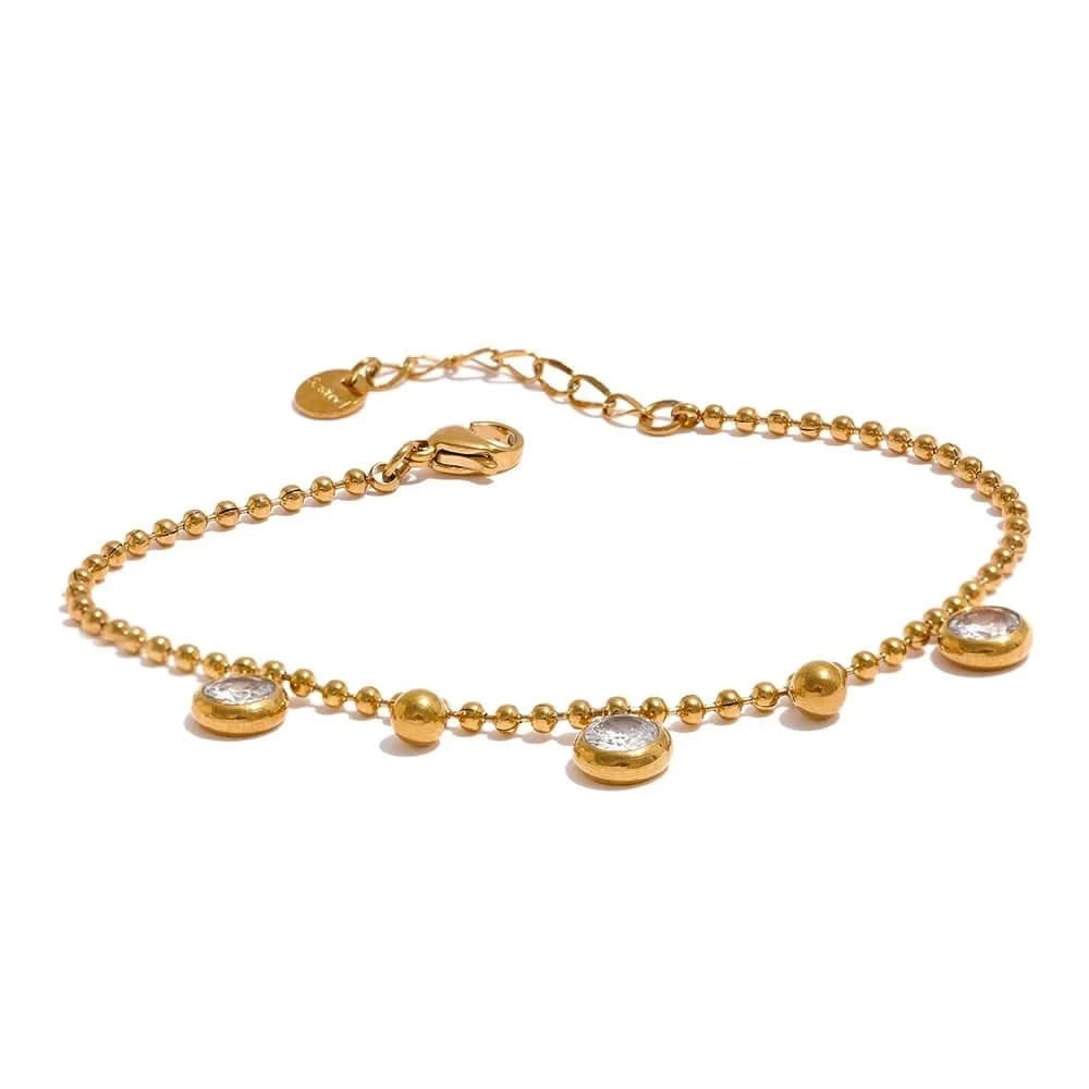 Station Green CZ Bracelet