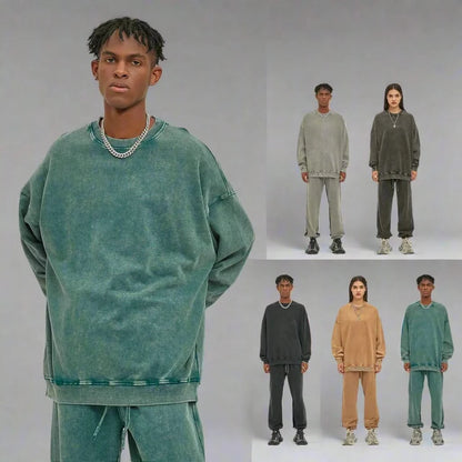 Washed Crewneck Sweatshirts
