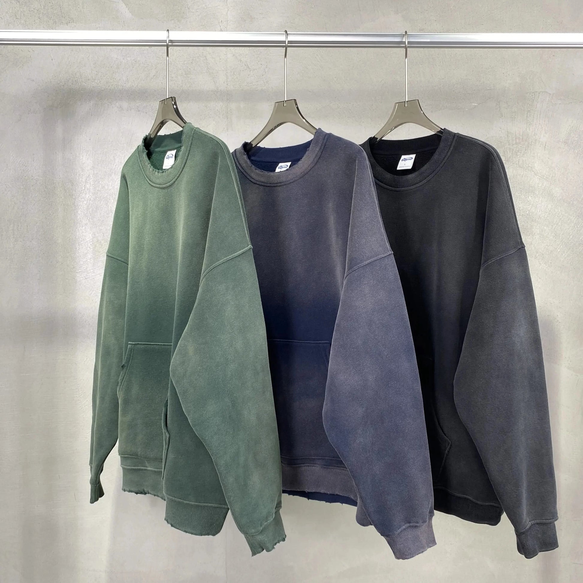 Washed Out Crew Neck Sweatshirt