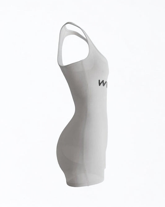 White Wet Jumpsuit