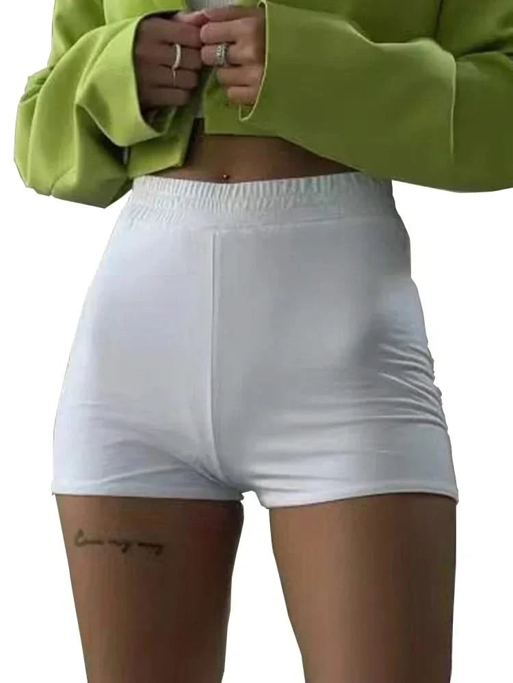 White Yoga Short