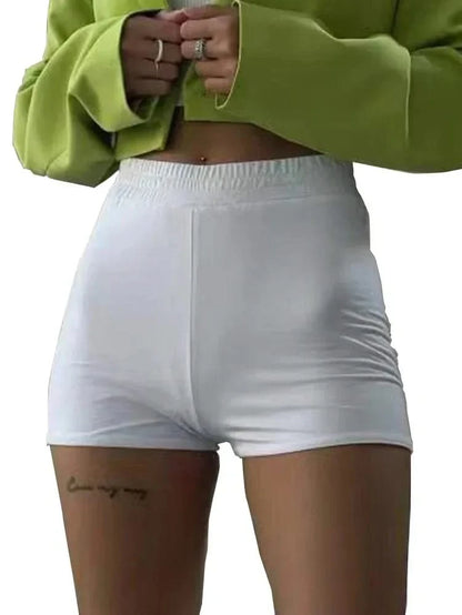 White Yoga Short