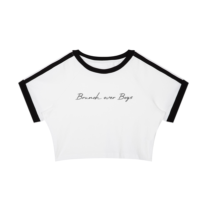 Brunch over Boys Crop T-Shirt