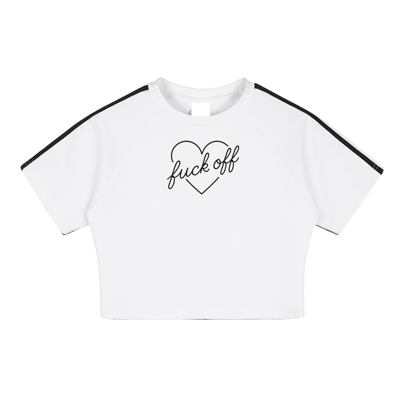 Cooling Performance Crop Top in F Off Blue Electric Feel