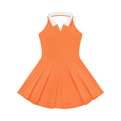 Women's Collared Halter Tennis Dress