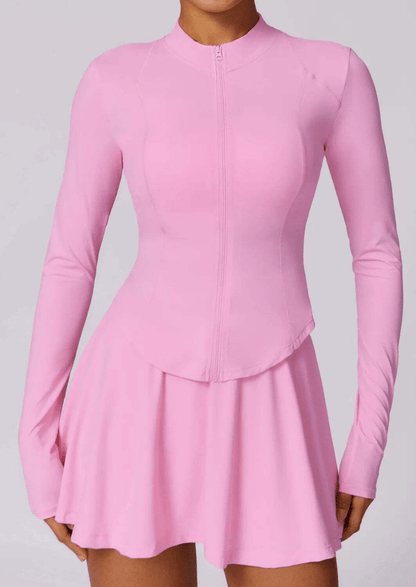 Activewear Long Sleeves and Skirt Set