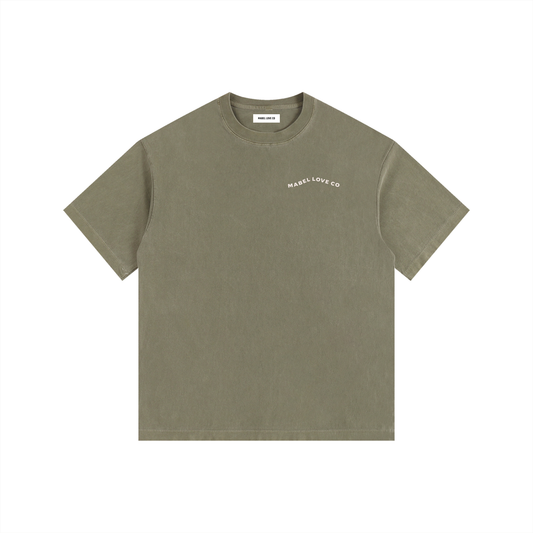Vintage Washed Oversized Cotton T-Shirt