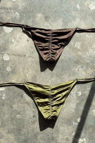 Aesthetic Brown Two Piece Bikini - Mabel Love Co - 2 PIECE BIKINI