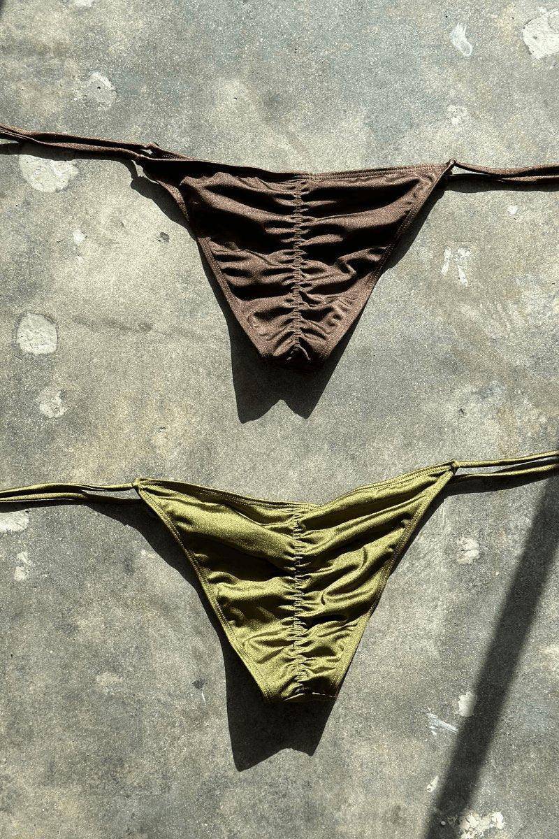 Aesthetic Olive Two Piece Bikini