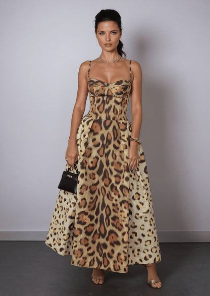 Animal Print Leopard Dress