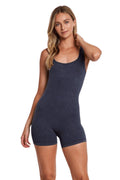 WASHED RIB KNIT TANK TOP ROMPER, [product type]