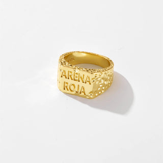 Arena roja Gold Ring - Mabel Love Co - Rings