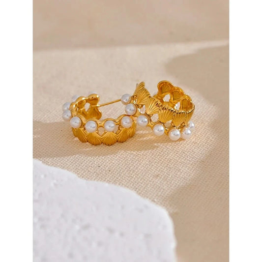Gold Ariel Hoop Earrings