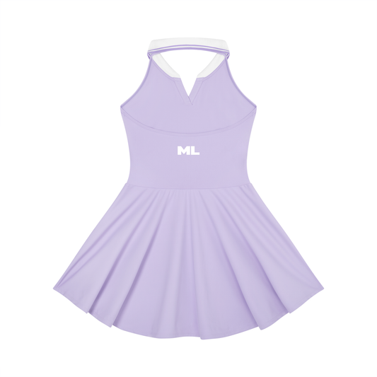 Women's Collared Halter Tennis Dress
