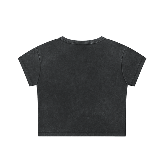 Snow Washed Crop Top