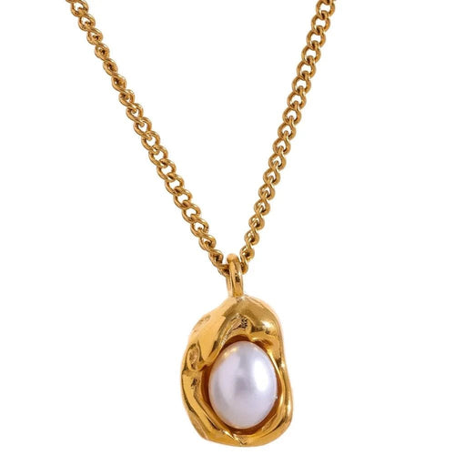 Baroque Pearl Pendant Necklace