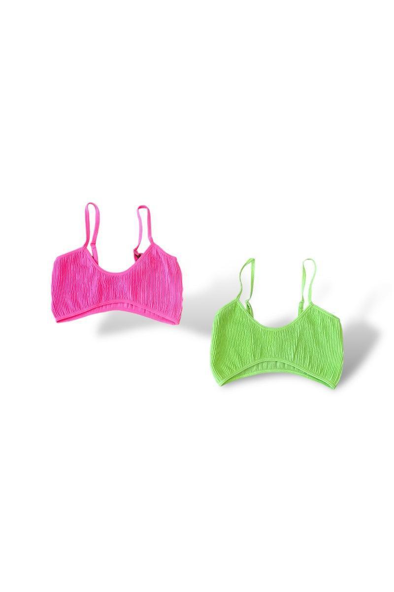 TEXTURE SEAMLESS BRALETTE, [product type]