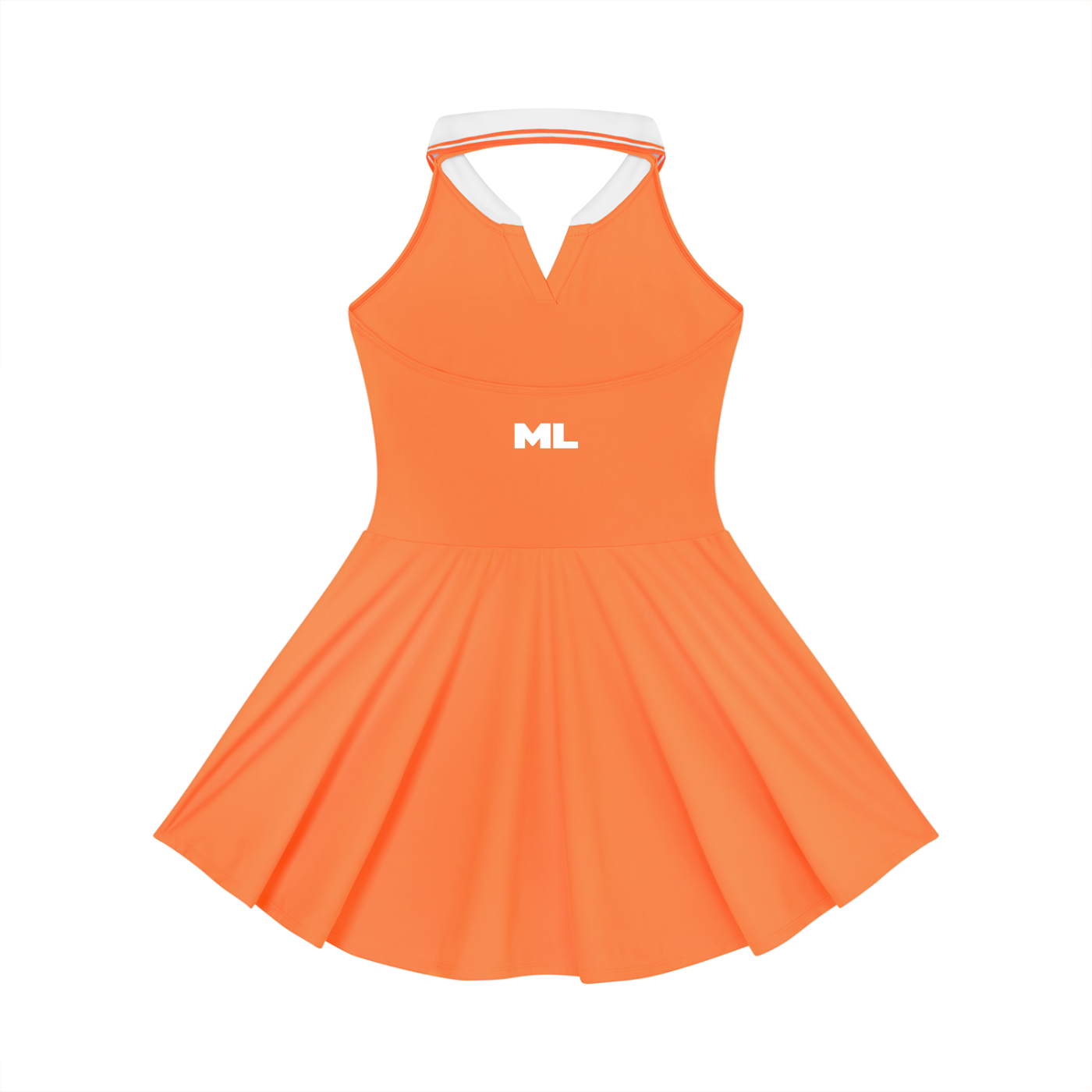 Women's Collared Halter Tennis Dress