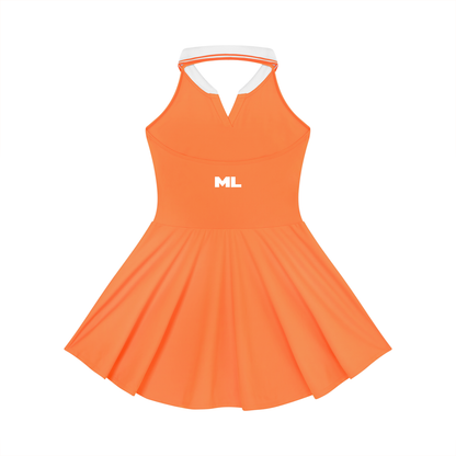 Women's Collared Halter Tennis Dress
