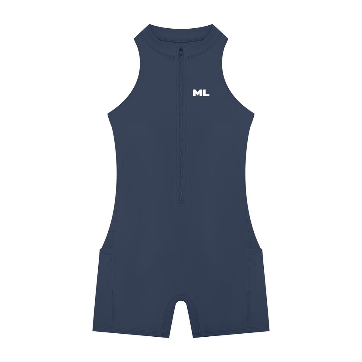 Women’s Quarter-Zip Yoga Romper