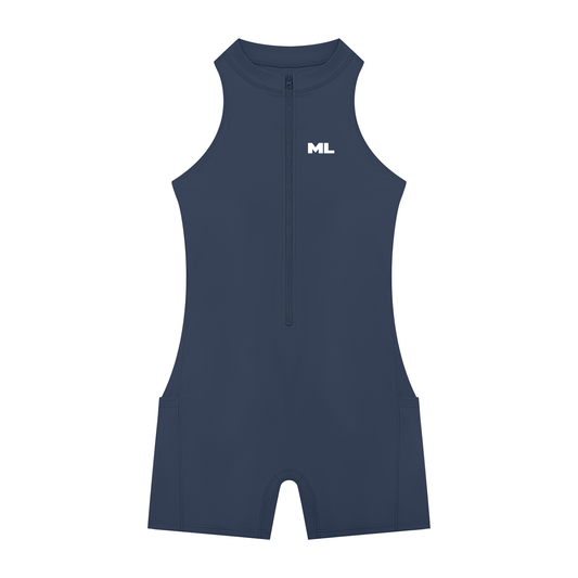 Women’s Quarter-Zip Yoga Romper