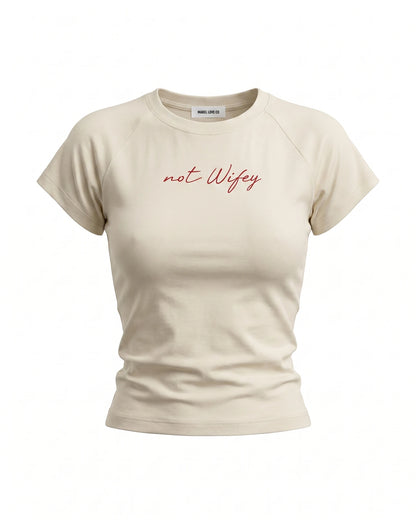 The Not Wifey Crop Top