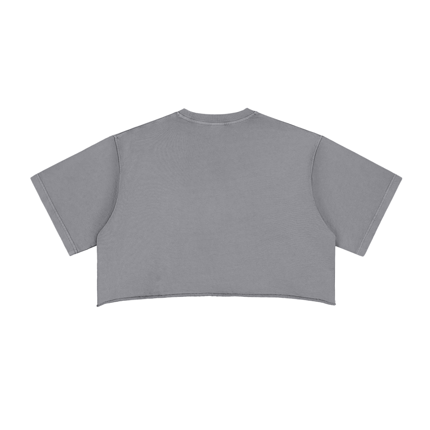 Loose Washed Cotton Crop Top